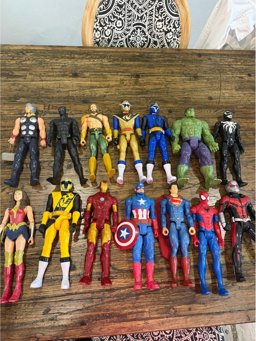 Marvel Superhero Action Figure Set - 15 Figures Including Iron Man, Captain, Spd
